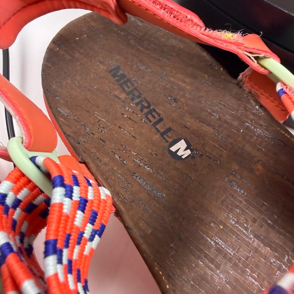 Merrell District Mendi Backstrap Sandals Womens 11 Hot Coral Orange J94232 - Picture 16 of 16